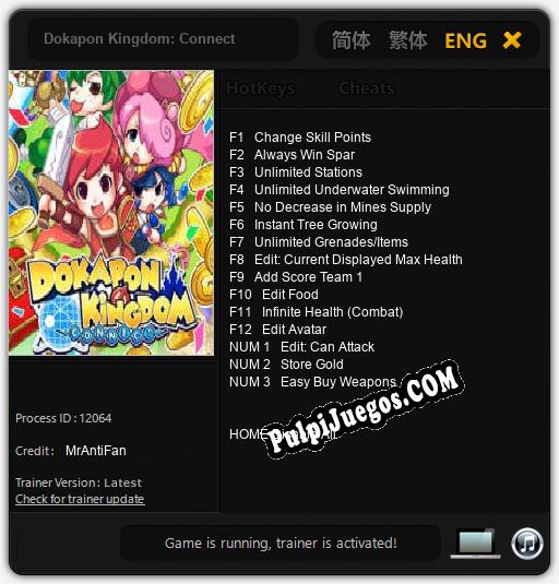 Dokapon Kingdom: Connect: Cheats, Trainer +15 [MrAntiFan]