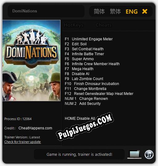 DomiNations: Treinador (V1.0.95)