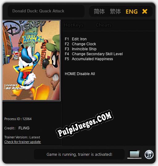 Entrenador liberado a Donald Duck: Quack Attack [v1.0.1]