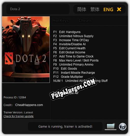 Dota 2: Cheats, Trainer +13 [CheatHappens.com]