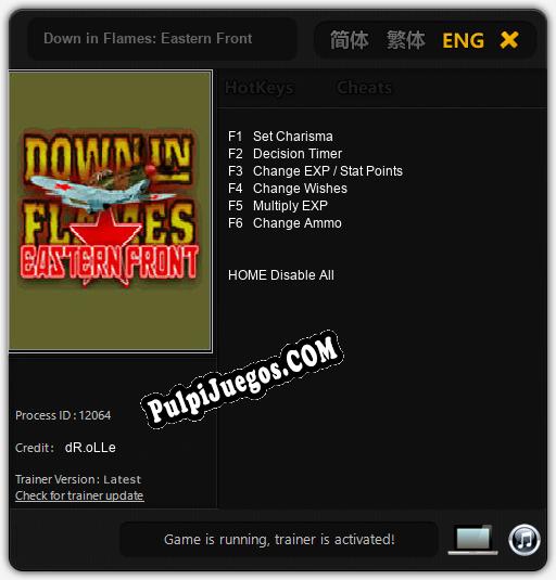 Down in Flames: Eastern Front: Cheats, Trainer +6 [dR.oLLe]