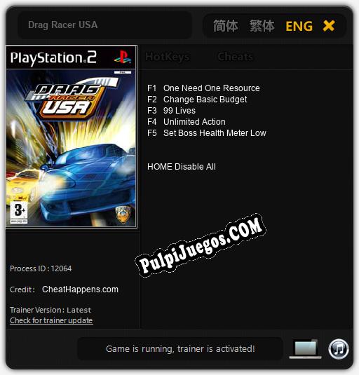 Entrenador liberado a Drag Racer USA [v1.0.5]