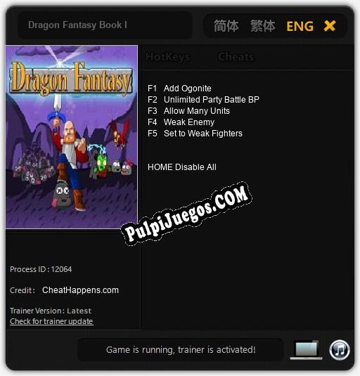 Dragon Fantasy Book I: Treinador (V1.0.21)