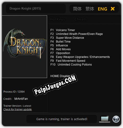 Entrenador liberado a Dragon Knight (2015) [v1.0.8]