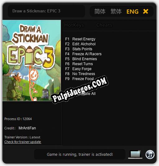 Entrenador liberado a Draw a Stickman: EPIC 3 [v1.0.5]