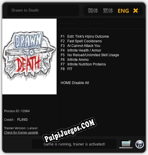 Drawn to Death: Cheats, Trainer +8 [FLiNG]