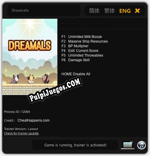 Dreamals: Treinador (V1.0.76)