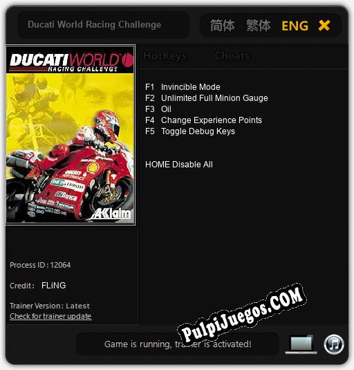 Ducati World Racing Challenge: Treinador (V1.0.16)