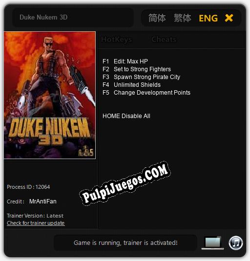 Duke Nukem 3D: Cheats, Trainer +5 [MrAntiFan]