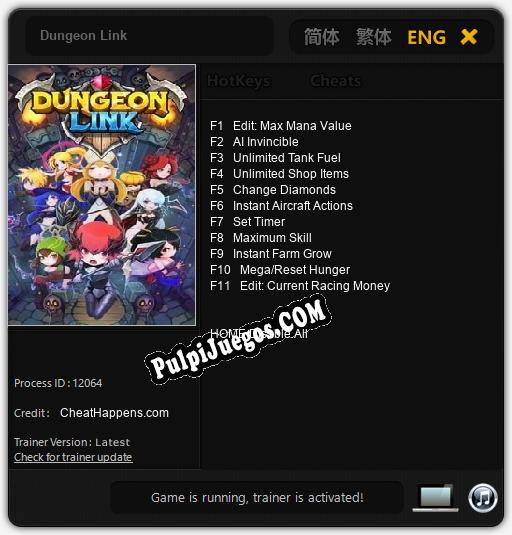 Entrenador liberado a Dungeon Link [v1.0.2]