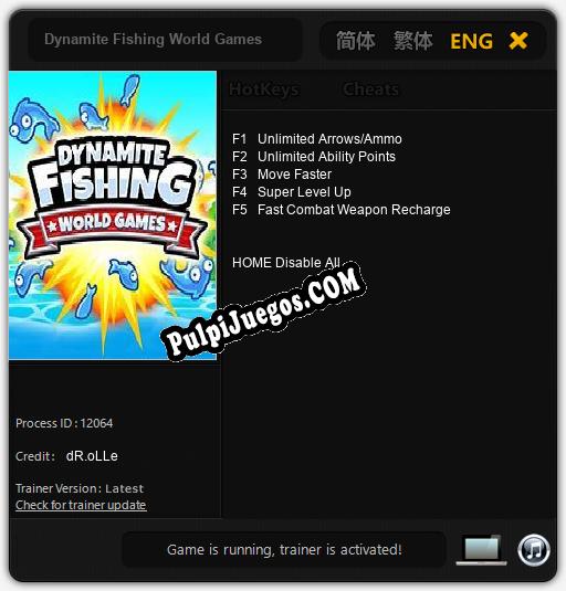 Dynamite Fishing World Games: Cheats, Trainer +5 [dR.oLLe]