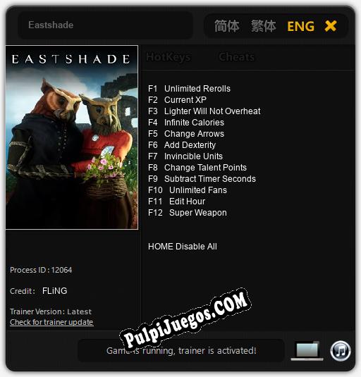 Entrenador liberado a Eastshade [v1.0.1]