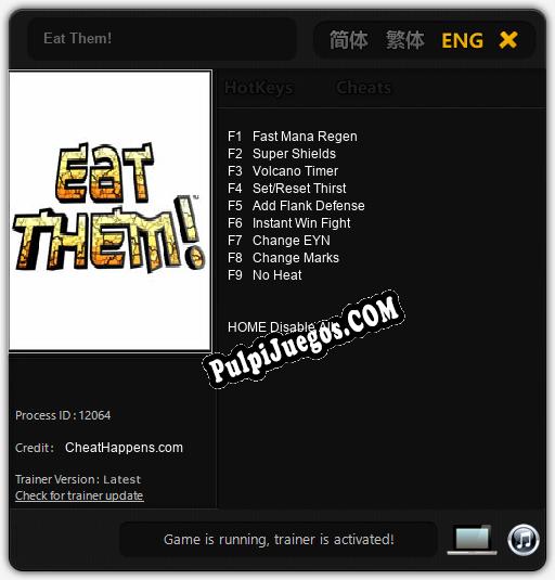 Entrenador liberado a Eat Them! [v1.0.7]