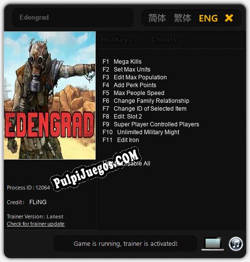 Edengrad: Treinador (V1.0.64)