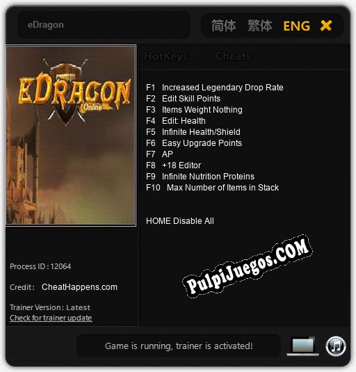 Entrenador liberado a eDragon [v1.0.1]