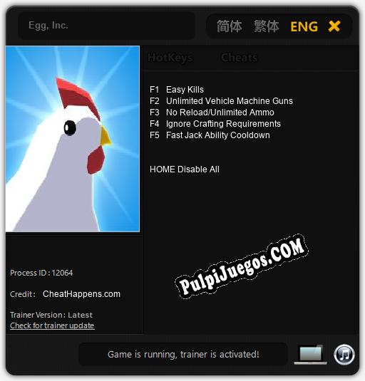 Entrenador liberado a Egg, Inc. [v1.0.3]