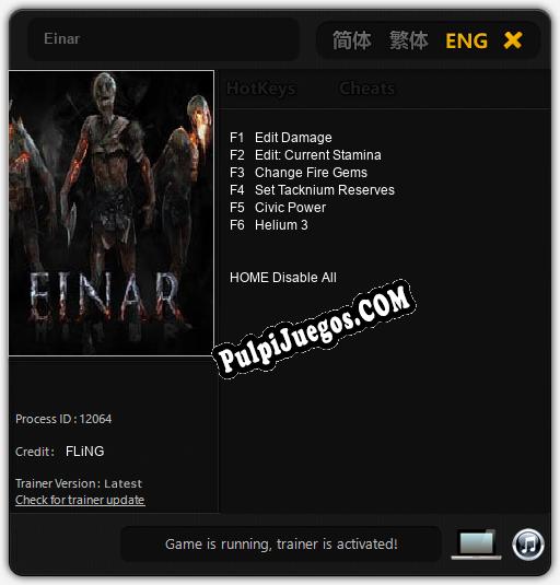 Einar: Trainer +6 [v1.3]