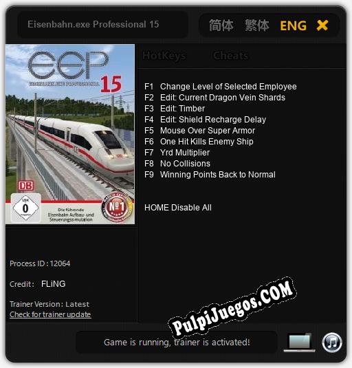 Eisenbahn.exe Professional 15: Treinador (V1.0.7)