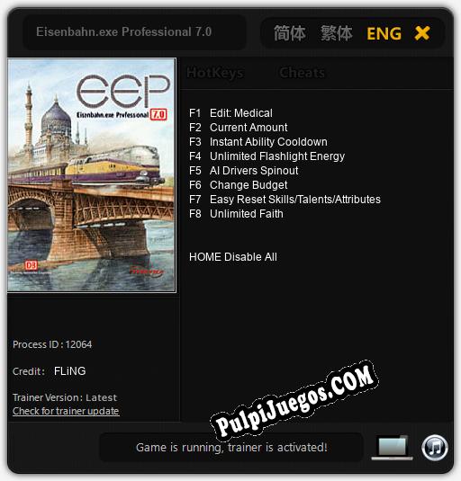 Eisenbahn.exe Professional 7.0: Treinador (V1.0.38)