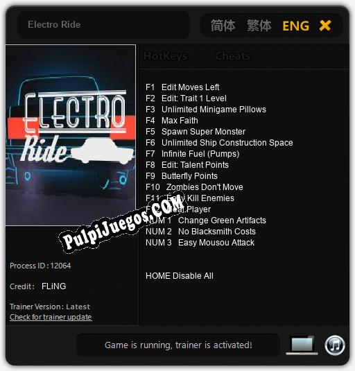 Electro Ride: Treinador (V1.0.19)