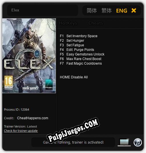 Elex: Trainer +7 [v1.4]