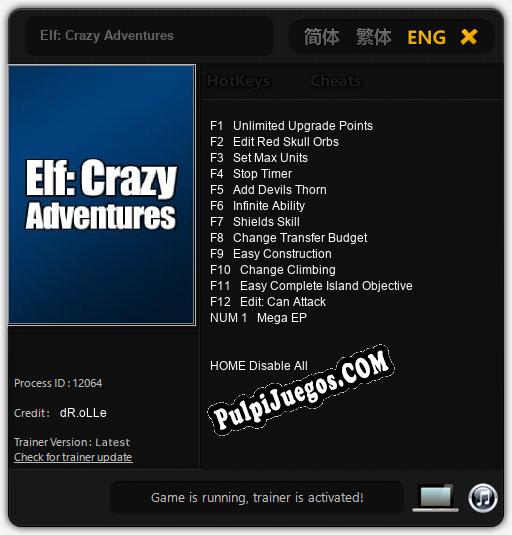 Elf: Crazy Adventures: Trainer +13 [v1.6]