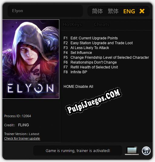 Elyon: Treinador (V1.0.68)