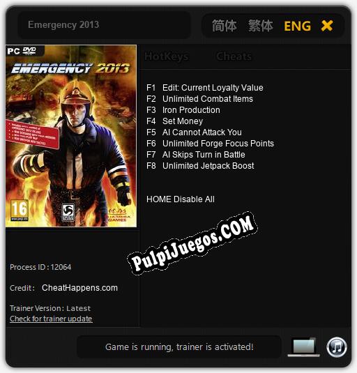 Emergency 2013: Treinador (V1.0.56)