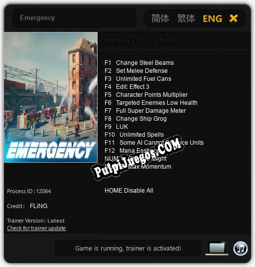 Emergency: Treinador (V1.0.73)