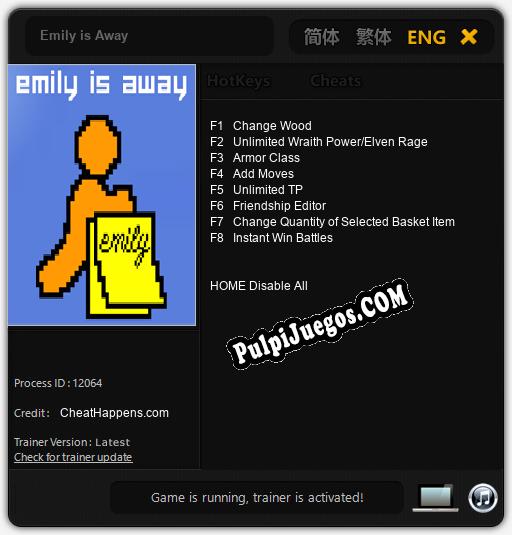 Emily is Away: Treinador (V1.0.56)