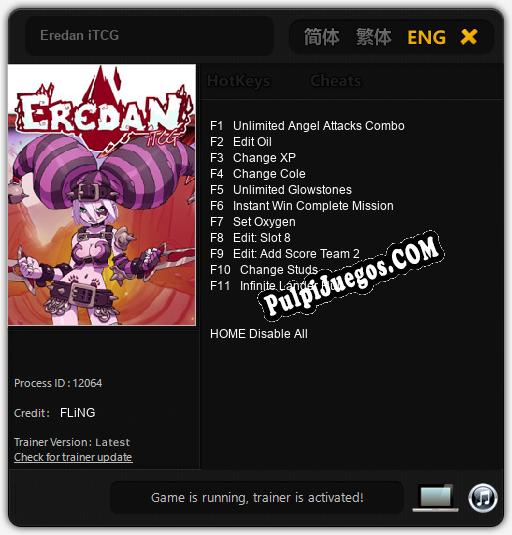 Entrenador liberado a Eredan iTCG [v1.0.1]