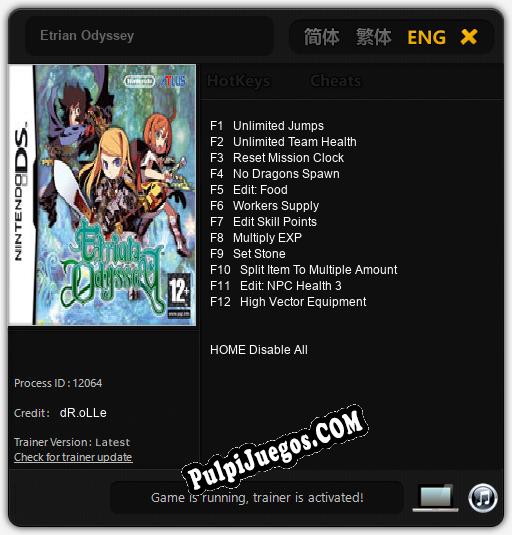 Entrenador liberado a Etrian Odyssey [v1.0.8]