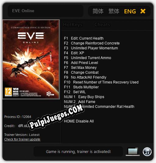 EVE Online: Cheats, Trainer +15 [dR.oLLe]