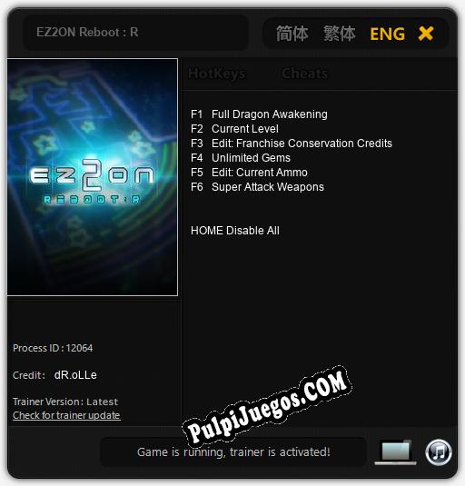 EZ2ON Reboot : R: Treinador (V1.0.30)