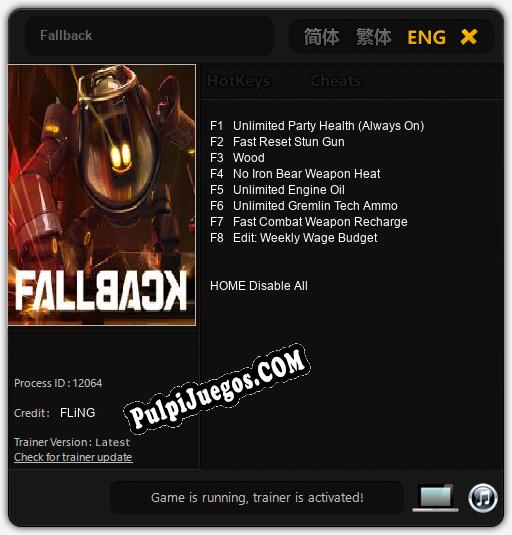 Entrenador liberado a Fallback [v1.0.4]