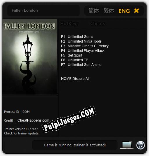 Entrenador liberado a Fallen London [v1.0.8]