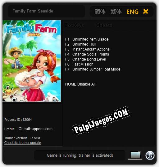 Family Farm Seaside: Cheats, Trainer +7 [CheatHappens.com]