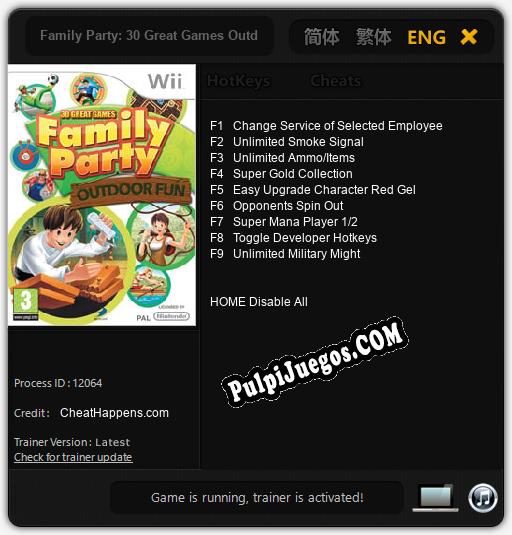 Family Party: 30 Great Games Outdoor Fun: Treinador (V1.0.89)