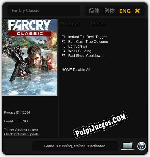 Far Cry Classic: Cheats, Trainer +5 [FLiNG]