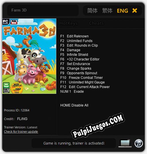 Farm 3D: Cheats, Trainer +13 [FLiNG]