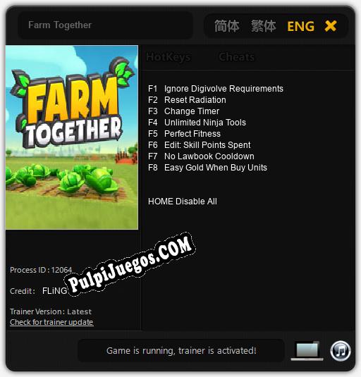 Farm Together: Cheats, Trainer +8 [FLiNG]