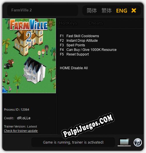 FarmVille 2: Treinador (V1.0.66)