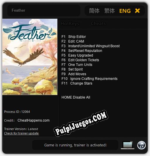 Feather: Treinador (V1.0.34)