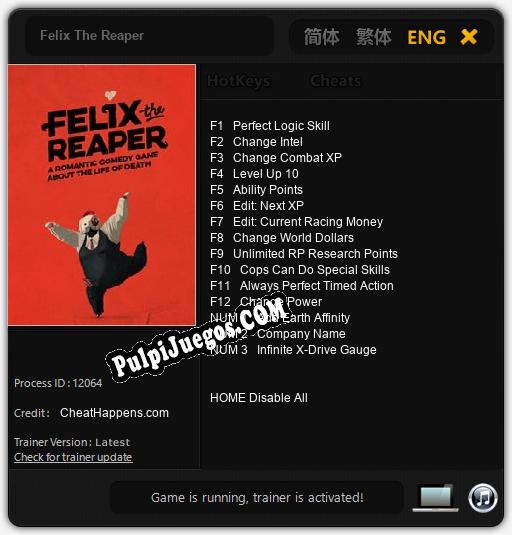 Felix The Reaper: Trainer +15 [v1.8]