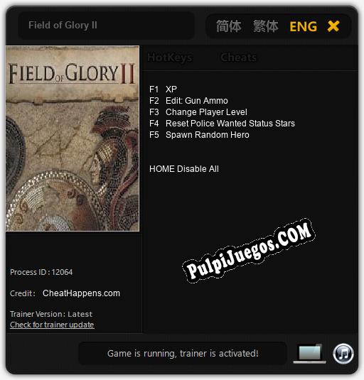 Field of Glory II: Cheats, Trainer +5 [CheatHappens.com]