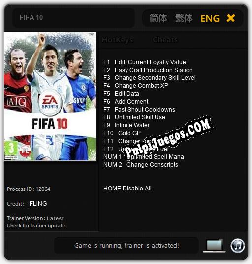 Entrenador liberado a FIFA 10 [v1.0.8]