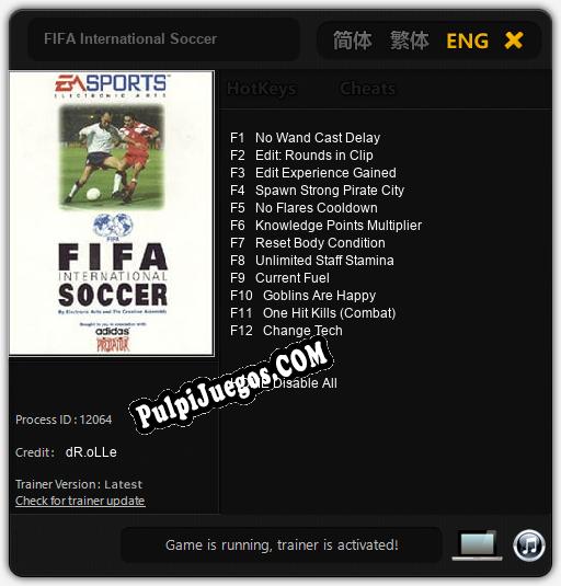 FIFA International Soccer: Treinador (V1.0.56)