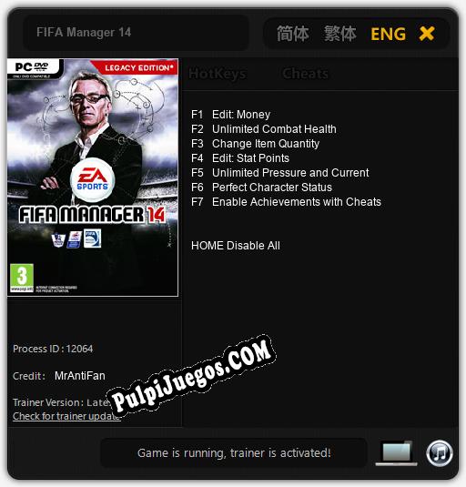 FIFA Manager 14: Treinador (V1.0.42)