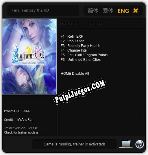 Final Fantasy X-2 HD: Trainer +6 [v1.9]