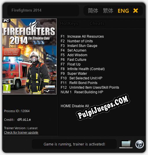 Firefighters 2014: Treinador (V1.0.17)